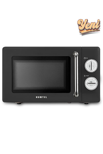 KUMTEL HM-09 20 Litre Retro Mikrodalga Fırın - Siyah