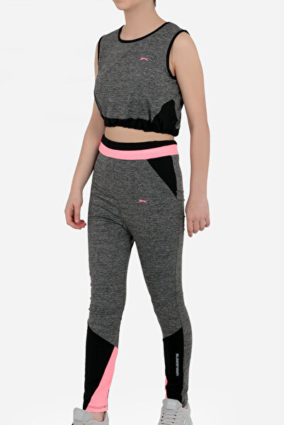Slazenger DESI IN Çocuk  Koyu Gri Tayt Takım