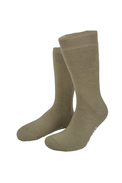 Wolftrap Tactical Set of 12 Military Winter Thermal Socks - Thick and Sand Color