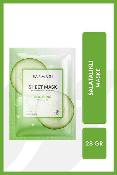 Farmasi 28 gr Sheet Mask - Soothing Cucumber