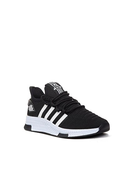 MELAMS Černá bílá barva Lehké pohodlné unisex tenisky vycházkové boty