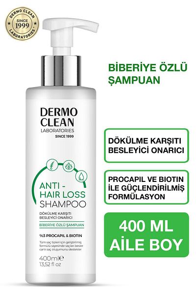 Dermo Clean Rosemary Extract Shampoo, Anti-Spill Nourishing and Repairing, with Procapyl and Biotin 400 ml