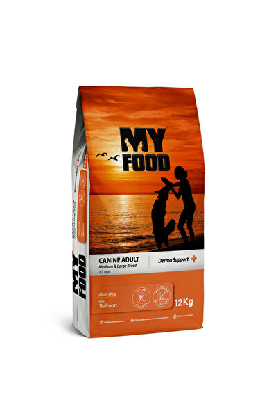 My Food Yetişkin Köpek Orta Ve Büyük Irk Kuru Maması Somonlu 12 Kg