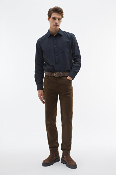 Mudo Regular Fit Single Pocket Long Sleeve Shirt