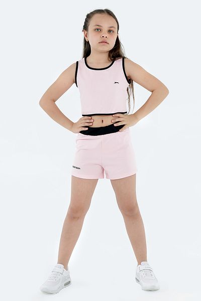 Slazenger Ροζ Desta Κοριτσίστικο Κάτω και Επάνω Σετ