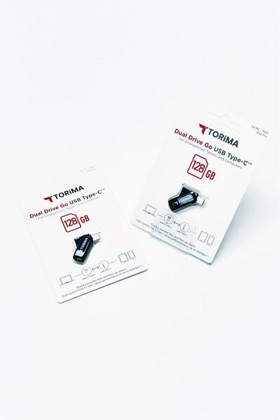 Torima Black 128Gb Dual Drive Usb-Type-C Otg