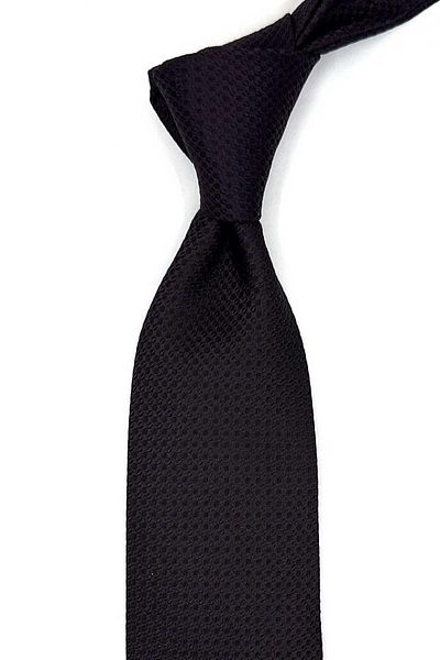 Kravatkolik Chirato Style Brown Dot Pattern Italian Silk Tie Hrk1769