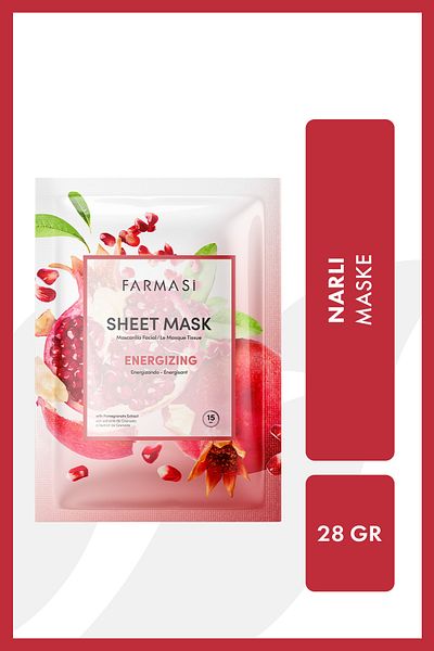 Farmasi 28 gr Pomegranate Energizing Paper Mask