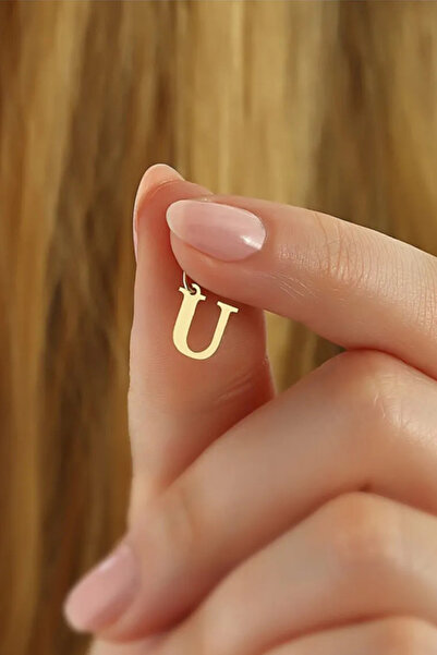 Glorria Altın U Harfi Kolye Ucu