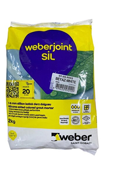 WEBER Joint Sil 400 Beyaz Derz Dolgu 2 Kg