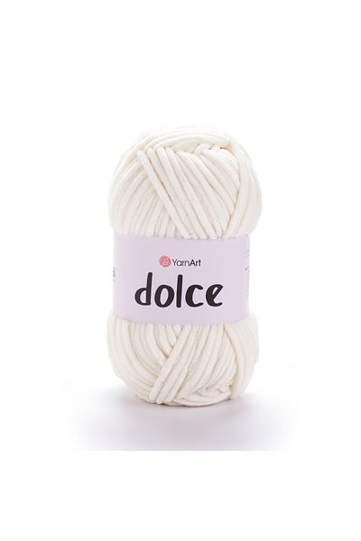 Yarnart Dolce - Βελούδινο Χειροποίητο Νήμα Πλεκτομηχανής Light Cream-745