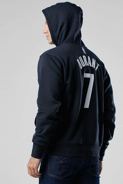 Nike Мъжки суитшърт с качулка NBA Brooklyn 7, черен