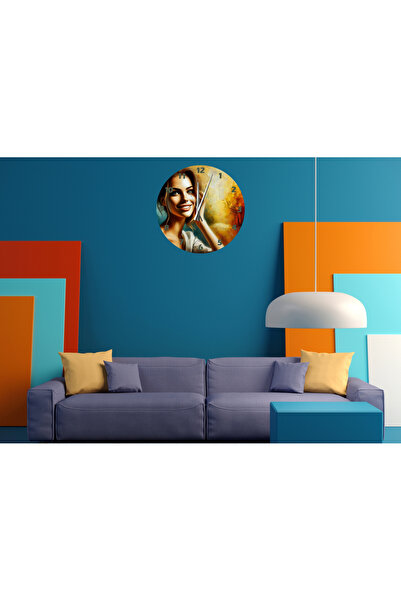 Ti Play Tİ-PLAY SIMPLICITATE ȘI ELEGANȚĂ 30X30CM CEAS DE PERETE MODERN DECORA...