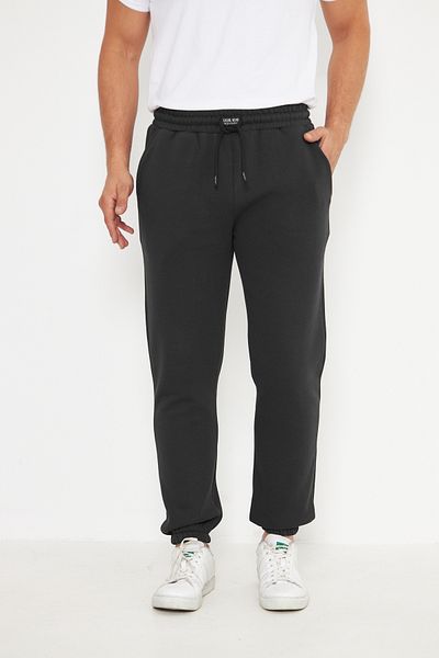 ESPİNA Pantaloni de trening pentru bărbați cu 3 fire cu fleece și buzunare în interior