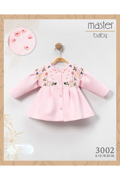 Miss Lorin Kids فستان أطفال بتفاصيل مطرزة