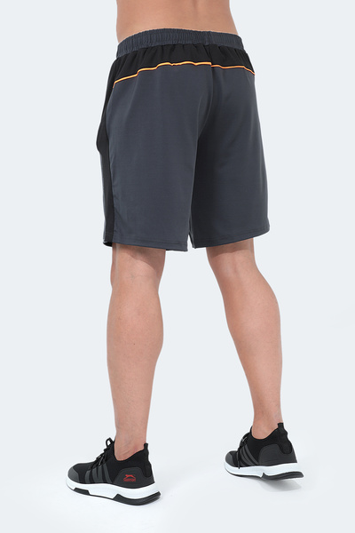 Slazenger RAGUEL Erkek Cepli Fıtness Koyu Gri Şort