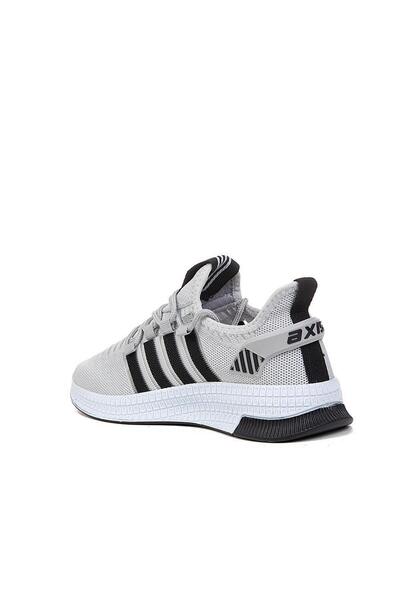KunduraHane Gri Siyah Renk Hafif Rahat Unisex Sneaker Yürüyüş Ayakkabısı