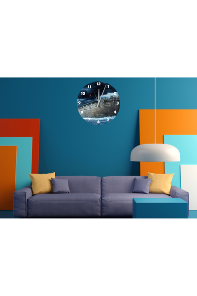 Ti Play TIFAN, care transportă mări, 30X30CM, ceas de perete decorativ modern...