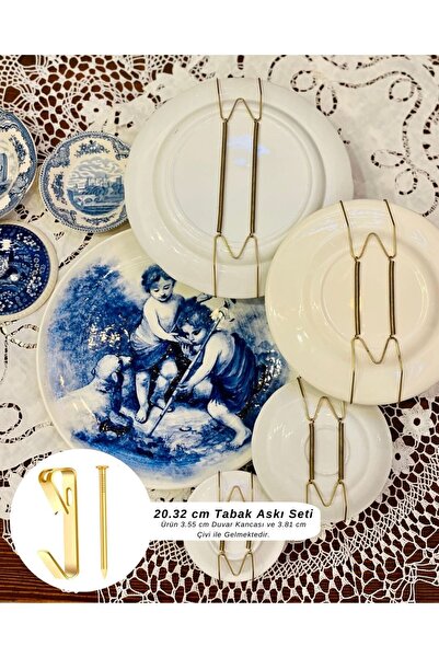 Antique Dream Tabak Asma Aparatı , Yaylı Tabak Askı Aparatı Ve Duvar Kancası ...