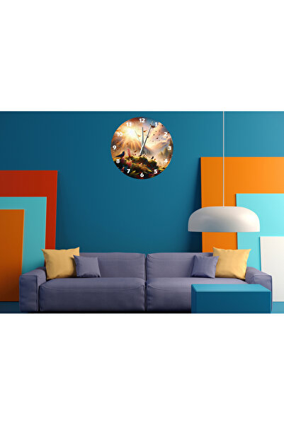 Ti Play Tİ-PLAY RAIUL PĂSĂRILOR 30X30CM CEAS DE PERETE MODERN DECORATIV ACRILIC