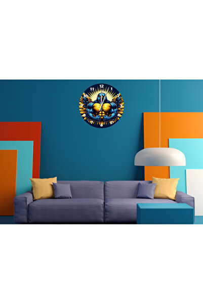 Ti Play Ceas de perete decorativ modern din acril, Tİ-PLAY VARMI RAKİP, I AM ...