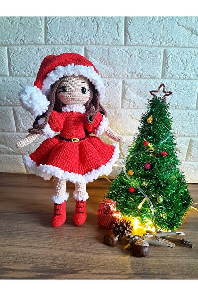 YUSUF TOKTAS TOYS CITY Toyscity Yılbaşı Noel Bebek Amigurumi Örgü Oyuncak