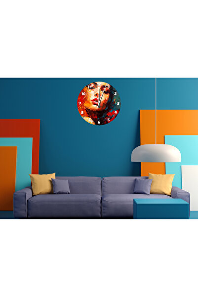 Ti Play Tİ-PLAY AH SEN 30X30CM CEAS DE PERETE MODERN DECORATIV ACRILIC