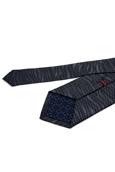 Kravatkolik Codivilla Style Smoked Dot Pattern Italian Silk Tie Hrk1750