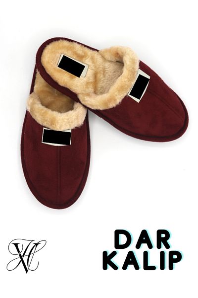 Vwear Unisex Soft Sole Fluffy Warm Lined Home Garden Bundle Slippers