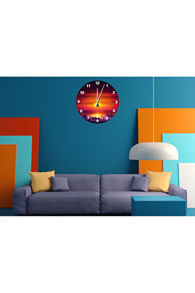 Ti Play Tİ-PLAY GÜNDOĞUMU 30X30CM CEAS DE PERETE MODERN DECORATIV ACRILIC