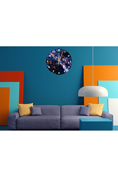 Ti Play Tİ-PLAY KARİZMA ŞEHİR 30X30CM CEAS DE PERETE MODERN DECORATIV ACRILIC