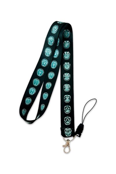 PABALAS Brain Tomography Pattern Neck Lanyard Strap Name Badge Holder-Phone Strap