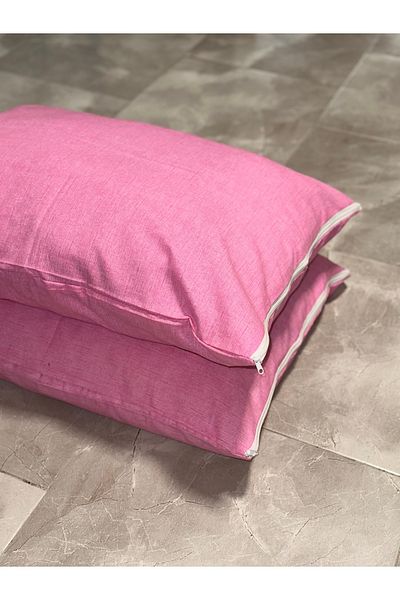PERFECTWOMEN Pink 2 Pack Ranforce Cotton Standard 50X70 Pillow Case