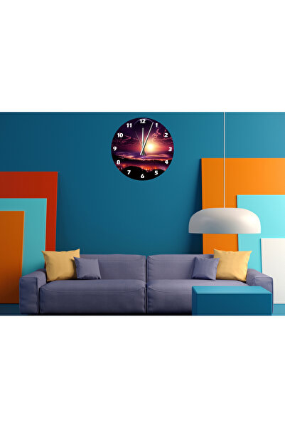 Ti Play Tİ-PLAY CEAS DE PERETE MODERN DECORATIV ACRILIC 30X30CM CU CERUL SI O...