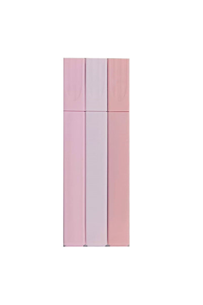 Gesso Notebook SOFT 3lü Fosforlu Kalem Seti Pembe Tonlar