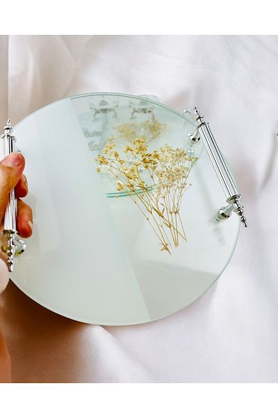 CyzHome Radiant White Promise and Engagement Tray