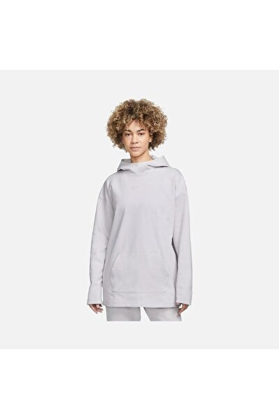 Nike Sportswear Oversized Funnel-neck Fleece Hoodie Kadın Sweatshirt