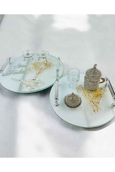 CyzHome Radiant White Promise and Engagement Tray