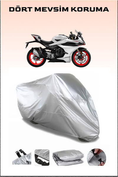 Breen CF Moto 450SR GRİ SU GEÇİRMEZ MOTOSİKLET BRANDASI PREMİUM