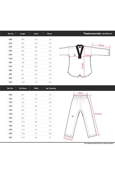 hakuof TUSAH Wt معتمد من FIGHTER Dobok Taekwondo Taekwondo Dress Dubok