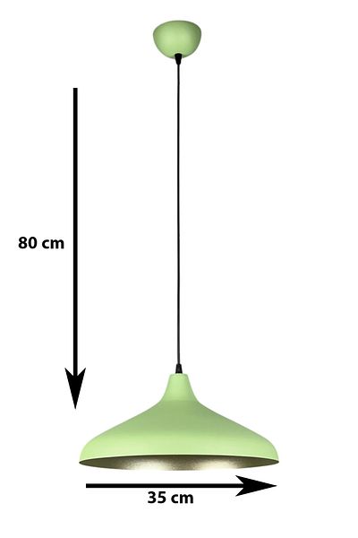 LEGACY Nil Special Design Modern Decorative Cafe Green Interior Gold Color Pendant Lamp Cafe - Kitchen Single Chandelier