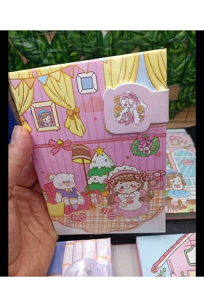 Happy Toys Little Girl 3D Embroidered Stylish Luxury Notebooks