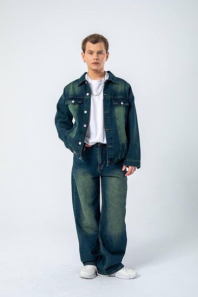 KOTOLOG Pofidi Vintage Μαύρο Washed Baggy Jean