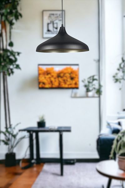 LEGACY Nil Special Design Modern Decorative Cafe Black Interior Gold Color Pendant Lamp Cafe - Kitchen Single Chandelier