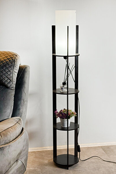 Weblonya Lambader Aydınlatma Raflı Lambader Çok Amaçlı Raf 1127