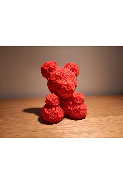 AxeIon Hediyelik Gül Temalı Ayıcık Sevgiliye Hediye Anneler Günü