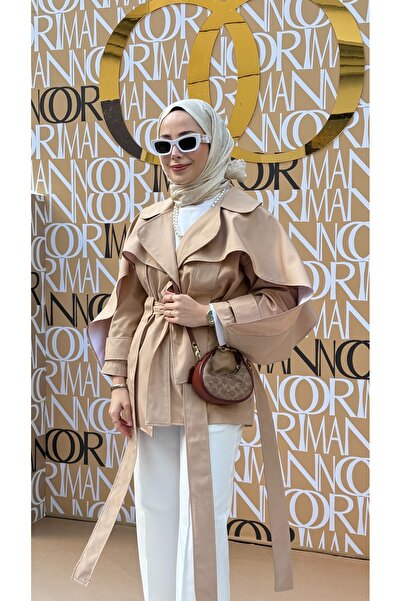 MANİBRU camel trençkot