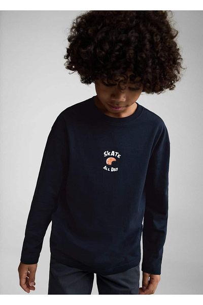 MANGO Kids T-shirt με βαμβακερά σχέδια