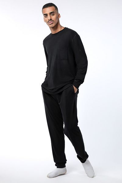 Blue Age Lounge Wear Collection Lounge Set_L_Black