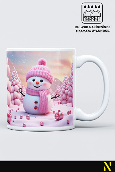 nilizma Christmas New Year Themed Snowman Mug Cup Mug 330 ml
